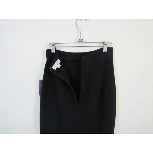 NWT Sergio Hudson XS Knee Length Black Pencil Skirt with Slit - Picture 5 of 5